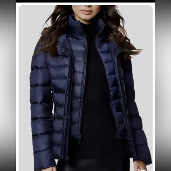 New DAWN LEVY Miki Down Feather Puffer Jacket in Black Size XS - Picture 11 of 12